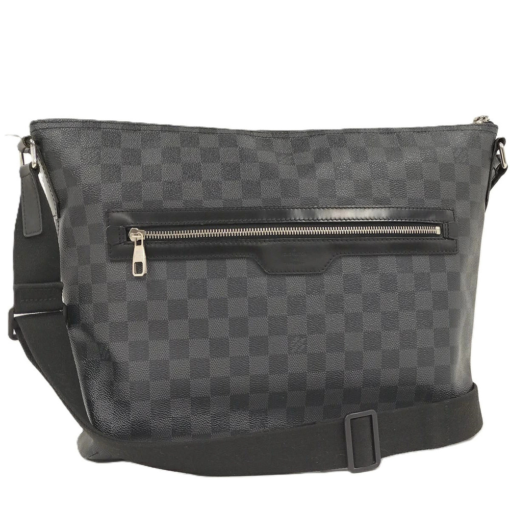 Louis Vuitton Graphite Bag Mick Damier Black Shoulder Black - Picture 2 of 10